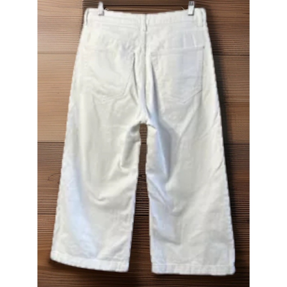 Women's TopShop Moto Wide Leg Crop Jeans Size 30 23" Ins Capris - Picture 4 of 7